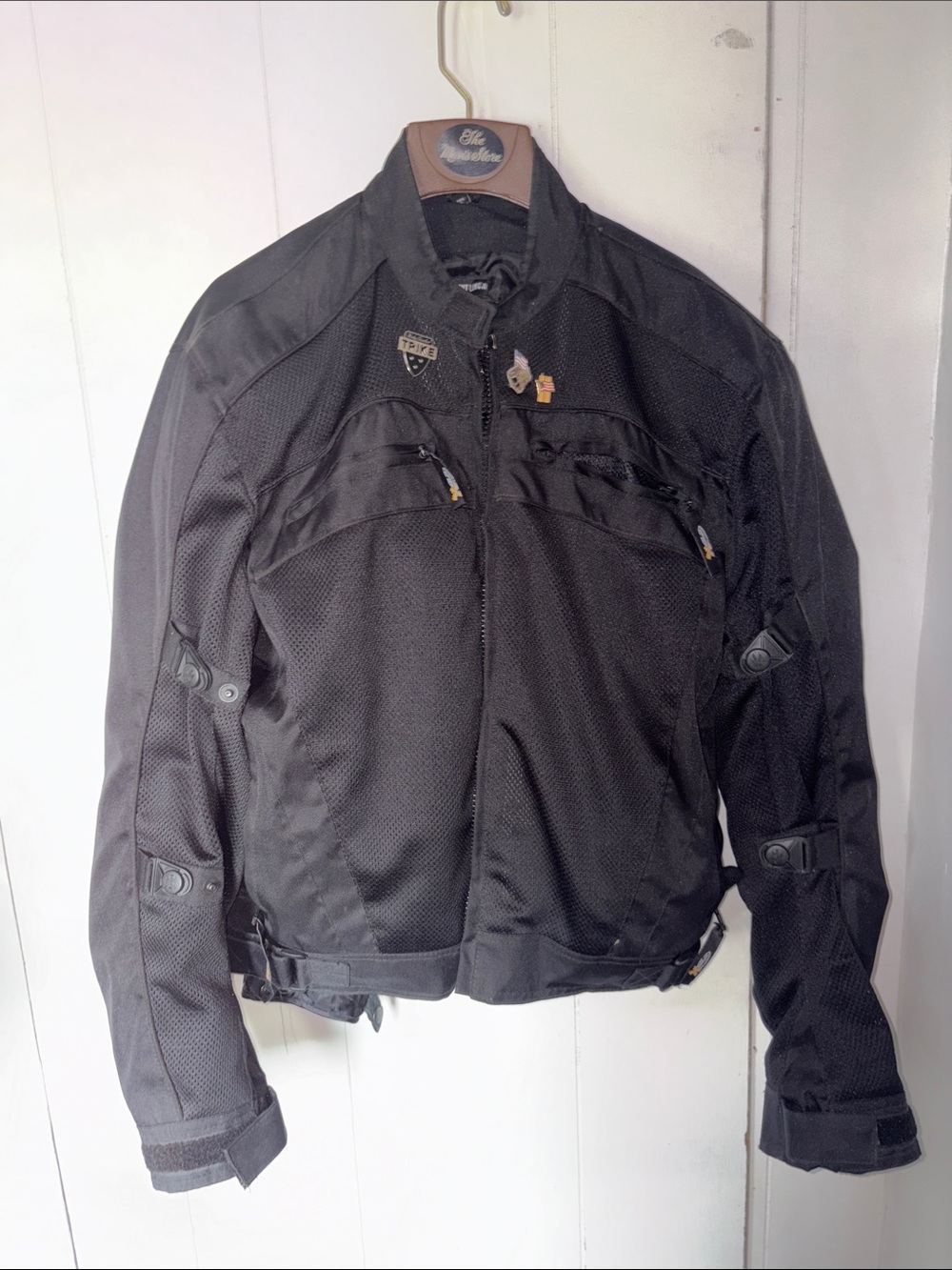 Element Black Men's Performance Motorcycle Jacket size Large